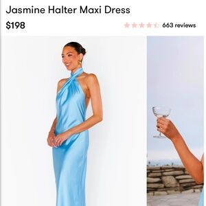 Show Me Your Mumu Jasmine Halter Maxi Dress